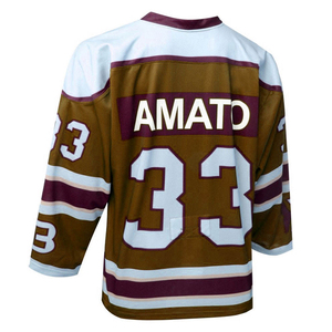 Camiseta de hockey sobre hielo de alta calidad OEM y ODM, material de poliéster, sublimación impresa, logotipo personalizado y bordado disponible - Product Image 6