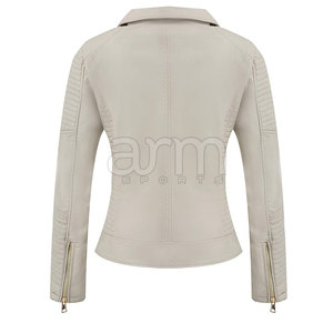Wholesale Custom Logo Print High Quality <b>Women</b> Leather <b>Jacket</b> <b>Waterproof</b> Outdoor Use <b>Women</b> Leather <b>Winter</b> <b>Jacket</b> - Product Image 2
