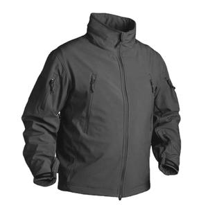 Men's Casual Softshell <b>Jacket</b> <b>with</b> <b>Fleece</b> <b>Lining</b> Hooded Design Windproof & Breathable Fabric Finished Processing - Product Image 3