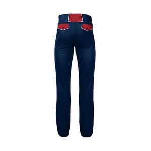 Pantalón de béisbol reforzado hasta la rodilla con tejido transpirable y diseño largo completo adecuado para deportes y prácticas de alto nivel - Product Image 4