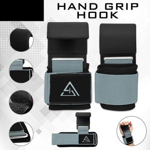 Crochets de levage réglables robustes pour l'entraînement de traction en salle de sport, entraînement de compression, musculation, crochets de musculation - Product Image 2