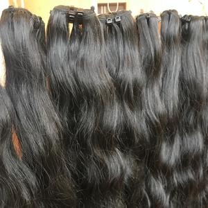 Vendeurs de paquets de cheveux vierges du Vietnam non traités cuticule intacte trame double trame extensions de cheveux humains bruts du temple vietnamien - Product Image 2
