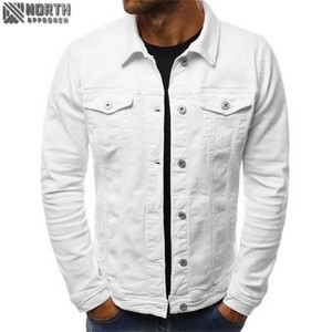 Veste en jean pour hommes fabriquée directement en usine veste de travail élégante d'hiver décontractée personnalisée de haute qualité Logo avant respirant à séchage rapide - Product Image 1