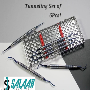 Kit de remplissage composite 6 pièces en gros grattoirs dentaires à double tête et ensemble d'outils de spatule outils de remplissage dentaire avec cassette - Product Image 5