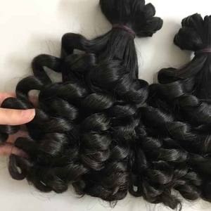 ขายส่งเวอร์จินเด้งหยิกคู่วาด,เด้งผมมนุษย์,ต่อผมมนุษย์,เวียดนามมัดผม - Product Image 2