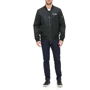 A prueba de viento Bomber Chaquetas de hombre Manga larga Estilo casual High Street Poliéster Precio al por mayor Primavera Otoño chaqueta para hombres - Product Image 6