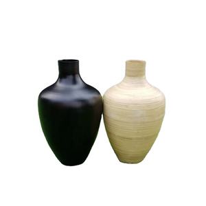 Vase en bambou filé écologique pour la maison et la cuisine ensembles de dîner de décoration de salon d'hôtel de mariage du Viet Nam - Product Image 1