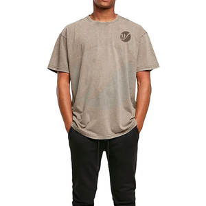 Customized <b>Men's</b> T-<b>Shirts</b> Durable 100% Cotton <b>Fleece</b> Fabric Quick Dry Eco-Friendly Loose Fit Street Wear Online Sale - Product Image 6