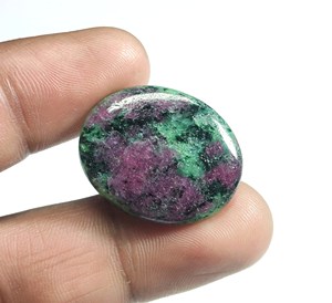Chính xác <span class=keywords><strong>Ruby</strong></span> Zoisite Loose Cabochon đá cũng đánh bóng <span class=keywords><strong>Ruby</strong></span> Zoisite đá quý hình dạng hình bầu dục đá quý tự nhiên để làm đồ trang sức - Product Image 2