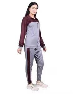 Ropa de calle de peso pesado, Sudadera con capucha de lana, pantalones de chándal, conjuntos de ropa deportiva de dos piezas para mujer, chándal deportivo de cintura alta para correr - Product Image 4