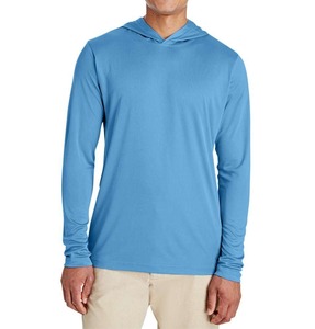 92% Polyester 8% Spandex 180gsm <b>Light</b> Weight Hooded <b>Fishing</b> Shirts 100% Polyester Material Quick Dry <b>Fishing</b> Shirts - Product Image 1