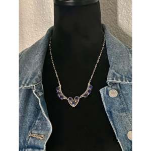 J H Etsitty Fine Jewelry Sets Lapis & Sterling Silver Necklace - Product Image 2