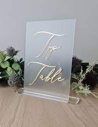 Acrylic Table Numbers For Wedding Reception, Table Numbers Stands with Table Number Holders For Anniversary Baby Bridal <b>Shower</b> - Product Image 4