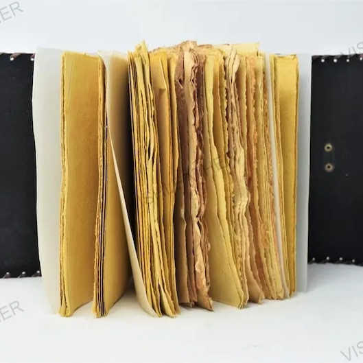 Dungeon Master Handmade Leather Celtic Dragon Journal Saddle Stitching and Sewing Binding