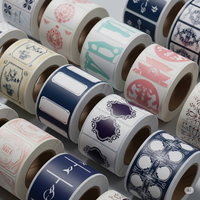 Étiquettes en papier autocollantes durables de haute qualité pour bouteilles de vin, bocaux, boissons, eau minérale, jus, résistantes à l'eau, conçues sur mesure