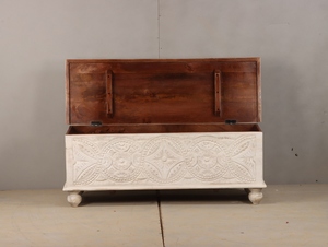 Caja de Almacenamiento de Madera para Sala de Estar, Dormitorio, Muebles para el Hogar, Baúl de Almacenamiento Multifuncional con Gran Capacidad y Decoración - Product Image 2