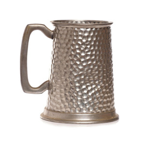 Mug à bière médiéval en laiton plaqué argent au design unique, nouveau modèle, dernier cri, prix de gros - Product Image 2