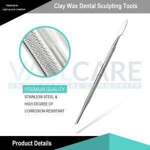 Juego de Herramientas para Esculpir Cera, 12 Piezas, Instrumentos Dentales para Cera, de Doble Punta, Manuales, con Certificación CE de Vaslcare - Product Image 3