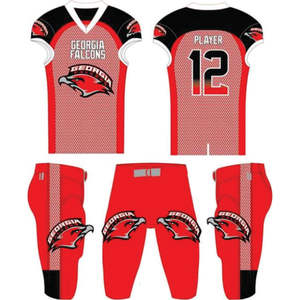 Última Llegada Venta Caliente Uniforme de Fútbol Americano de Alta Calidad de Todos los Tamaños Nuevo Estilo Uniforme de Fútbol Americano - Product Image 6