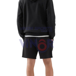 กางเกงขาสั้นเล่นกีฬาผ้าฟลีซสำหรับผู้ชายกางเกงขาสั้นเล่นยิมผ้าคอตตอนแบบสตรีทสวมใส่สบายใช้ใน100% ออกแบบได้ตามต้องการ - Product Image 5