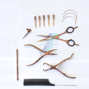 Juego de herramientas de extensión de cabello personalizadas de buena calidad, alicates de extensión de cabello y cortadora de tijera, Kits de herramientas de eliminación de extensiones de cabello - Product Image 3