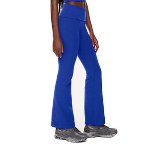 กางเกงขาบานคุณภาพดีที่สุดจากผู้ผลิตชั้นนำ เอวยางยืดปานกลาง สวมใส่สบาย ระบายอากาศได้ดี เหมาะสำหรับฤดูหนาว แฟชั่นทันสมัย ราคาขายส่ง - Product Image 4