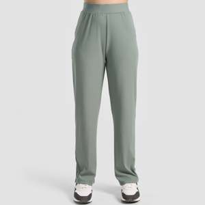 Pantalones Verdes de Cintura Alta Co-Op, Ropa Deportiva Transpirable - Product Image 1