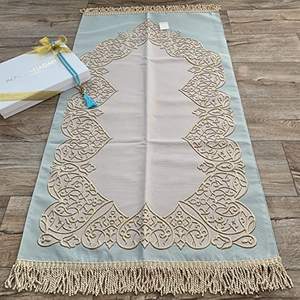 Alfombras de Oración para Mezquita, Alfombras de Oración 2024, Alfombra de Oración Musulmana Plegable de Moda al por Mayor, Alfombra de Viaje para Oración - Product Image 3