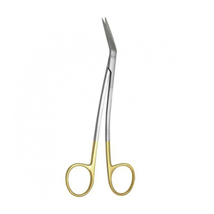 Ciseaux chirurgicaux allemands à double courbe en acier inoxydable La Grange Design Gold Tissue Dental Gum Instrument Ciseaux à gomme - Product Image 5