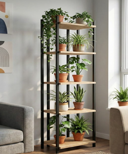 home office shelf <b>book</b> display shelf plant display shelf decorative <b>storage</b> rack industrial wall shelf modern home decor - Product Image 2