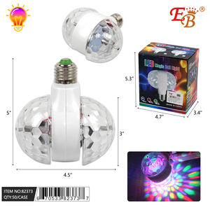 Ampoule LED Magique Disco EB E27 RGBW, Lumière de Scène Activée par le Son pour KTV, Hôtel, Éclairage de Fête - Product Image 1