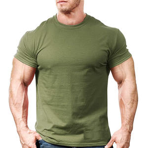 2052 Wholesale Two Tone Fashion <b>T</b> <b>Shirt</b> Oversize <b>Muscle</b> Fit Sports <b>T</b>-<b>Shirt</b> 100% Cotton Gym <b>Muscle</b> Men Short Sleeve <b>T</b> <b>Shirt</b> - Product Image 5