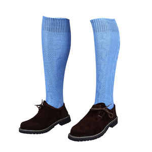 Chaussettes pour hommes solides bavaroises de haute qualité antidérapantes Design unique Logo blanc rouge Commande minimum 10 paires - Product Image 5