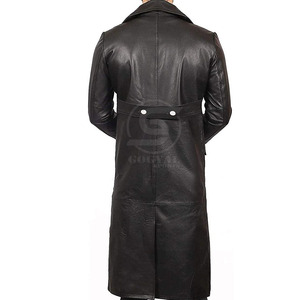 Abrigo de Cuero Casual para Hombre, Nuevo Diseño de Invierno, Venta Caliente, Alta Calidad, Servicio OEM, Precio Bajo - Product Image 2