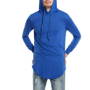 Sudadera con Capucha de Punto Larga y Holgada Bordada para Hombre, Otoño, 100% Algodón, Felpa, Ecológica, Transpirable, Antiencogimiento - Product Image 3