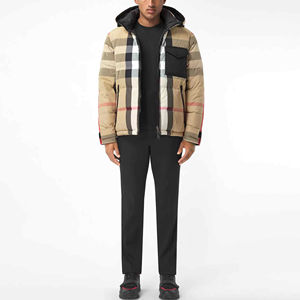 Moda personalizada hombres Puffer chaquetas acolchado abrigo de invierno impermeable cálido prendas de vestir exteriores OEM ODM fabricante - Product Image 3