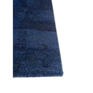Manchaha Bohemian Design Blue Hand Knotted Wool & Bamboo Silk Rugs-Les-785 - Product Image 4