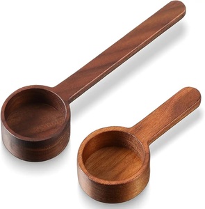 Luxury Wooden Spoon Natural Eco-Friendly High Quality Wooden Soup Spoon Solid Cutlery Flatware <b>Microwave</b> Oven Safe Made Uttar - Product Image 6