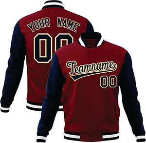 Fabricant OEM broderie chenille école impression StreetWear Baseball logo personnalisé manteau pour les femmes recadrée Bomber Varsity veste - Product Image 1