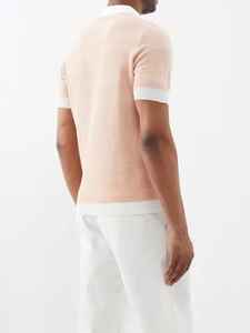 Venta al por mayor 100% algodón manga corta para Polo camisetas para hombres jóvenes y de mediana edad Terry Fabric Golf Shirts - Product Image 5