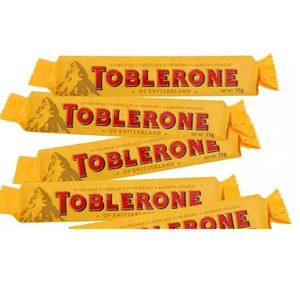 Barra de chocolate con leche suizo Tobleroon con turrón, caramelo crujiente de miel de almendras, proveedor de exportación directa de fábrica al por mayor - Product Image 2