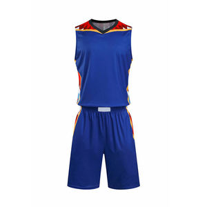 Ensemble de basket-ball réversible uniforme personnalisé pour garçons jeunes hommes short en jersey respirant vêtements d'entraînement sportif - Product Image 2