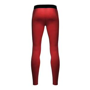 Collants de sport à séchage rapide pour hommes, pantalons en polyester avec logo personnalisé et motif imprimé, shorts à coupe sèche - Product Image 3