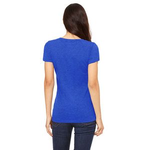 Avoine Tri-Blend Femme Coupe Classique T-shirt Tri-Blend T-shirts unis vierges Idéal pour les conceptions personnalisées T-shirt respirant pour dames - Product Image 6