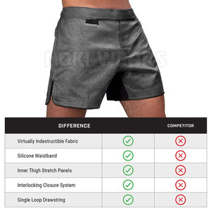 Jiu Jitsu Kimono Made In Pakistan <b>Men</b> MMA <b>Shorts</b> Wholesale Custom Made New Style MMA <b>Shorts</b> - Product Image 3