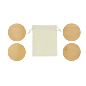 Set di Sottobicchieri in Bambù Personalizzabili Elmor, Gadget Promozionali Personalizzabili - Product Image 1
