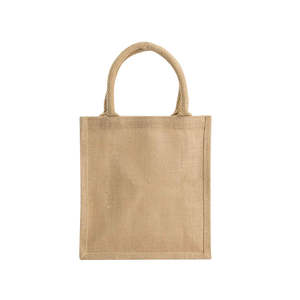 Bolsa Reutilizable Pequeña de Yute Natural, Ecobags, Categoría Promocional - Product Image 1