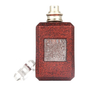 Flacone di Profumo Ricaricabile in Vetro di Alta Qualità, Elegante, con Erogatore a Pompa, 100ml, Rettangolare, con Tappo - Product Image 4