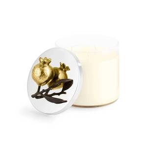 Bougie votive de luxe en cire de soja parfumée à la grenade, faite à la main, écologique, couleur personnalisable, de haute qualité, dans un récipient en métal ou en verre - Product Image 2
