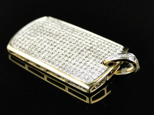 เครื่องประดับฮิปฮอปน้ำแข็งสีเงิน S925พร้อมจี้เพชรโมอิสซานไนท์เครื่องประดับแฟชั่นสำหรับผู้ชาย - Product Image 2